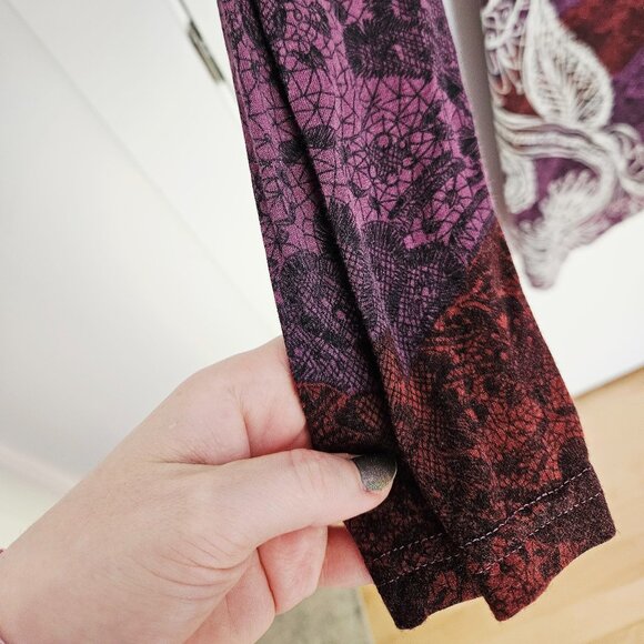 Purple burgundy Desigual dress - Picture 4 of 11